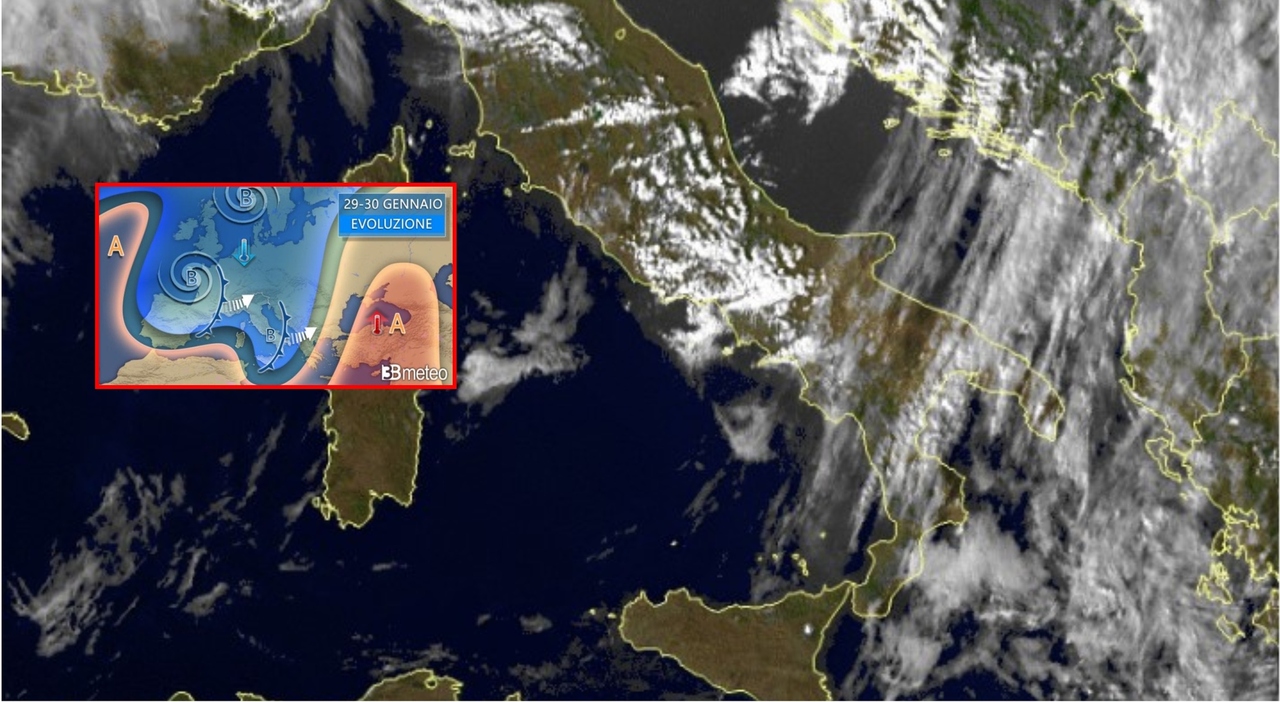 Meteo Editoriale Maltempo fino a Mercoledì temperature in gran parte