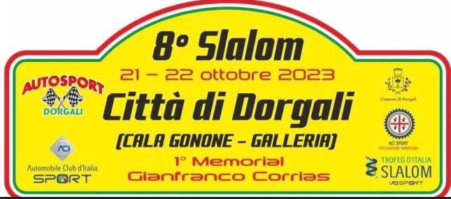 Torna lo Slalom Città di Dorgali , valido anche per il Trofeo d'Italia Slalom