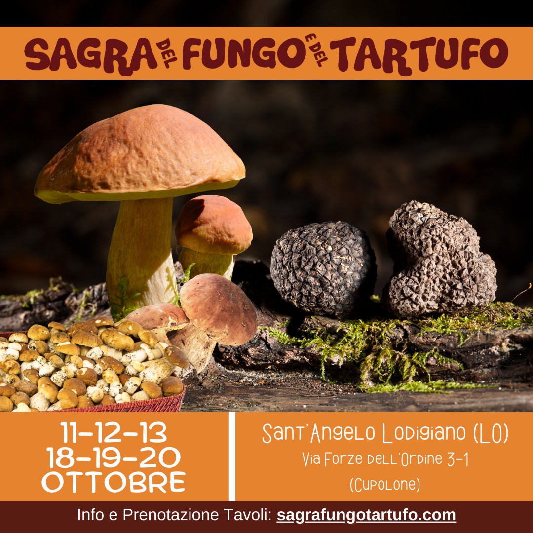 Sant'Angelo Lodigiano ospita l'evento “Re Tartufo e Mr. Fungo”: due weekend di sapori autunnali tra tartufi, funghi e divertimento per tutta la famiglia con l’intrattenimento della “Corte di Menelao”