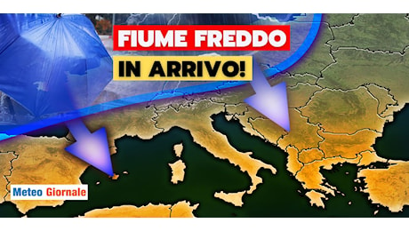 Meteo: fiume d’aria fredda verso l’Italia, è solo l’inizio