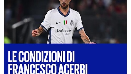 Inter, infortunio Acerbi: Juve a forte rischio