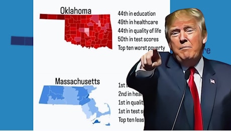 Guardate questa mappa. Votare per Trump è stato più di un dito medio all’élite