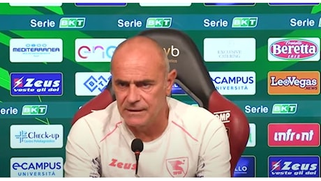 Verso Palermo-Salernitana, le parole di mister Martusciello: Nessun cambio di modulo, vedremo a gara in corso