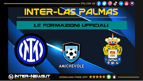 Inter-Las Palmas, le formazioni ufficiali: nuovo capitano! Tanti rientri