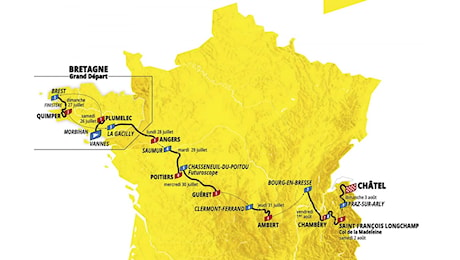 Ciclismo femminile, svelato il Tour de France 2025. Nove giorni di gara da Vannes a Chatel Les Portes du Soleil