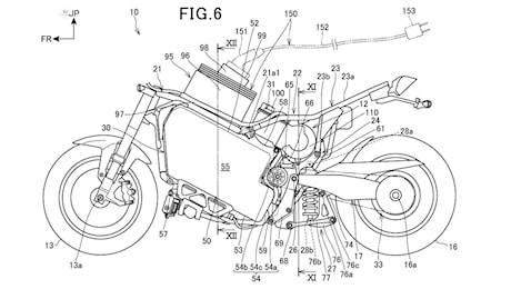 Honda CB1000R elettrica. Ecco i brevetti