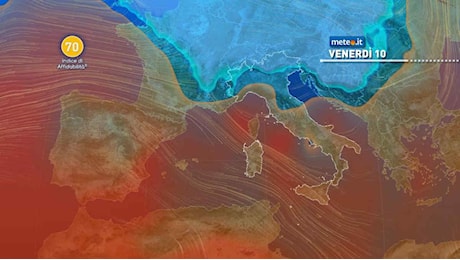 Meteo: freddo artico in arrivo! Clima gelido, neve a bassa quota e maltempo. I dettagli