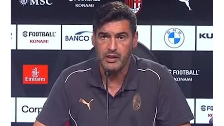 Bayer Leverkusen Milan, la conferenza stampa di Paulo Fonseca. Video