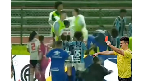 Rissa, 6 espulsi e 4 arresti in campo: l’epilogo assurdo di una partita di calcio – Video