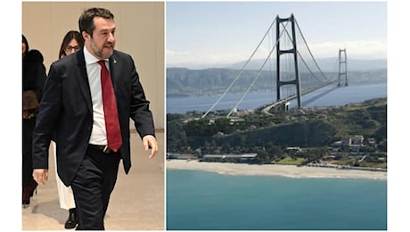 Ponte sullo Stretto, Salvini: Porterà più soldi allo Stato di quelli investiti