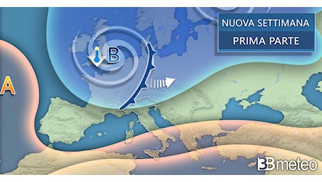 Meteo. Prossima settimana molto dinamica, con maltempo, vento forte e neve. La tendenza