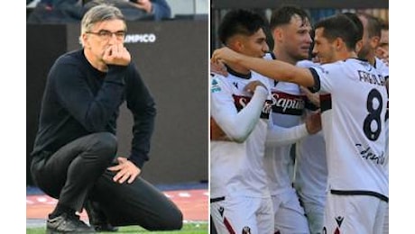 Roma-Bologna 2-3, crisi giallorossa senza fine e Juric sprofonda