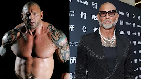 L’impressionante trasformazione fisica del wrestler Batista: le foto