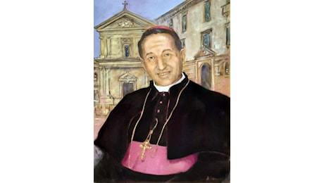 Donato dipinto raffigurante Mons. Moietta alla Cattedrale di Lamezia Terme