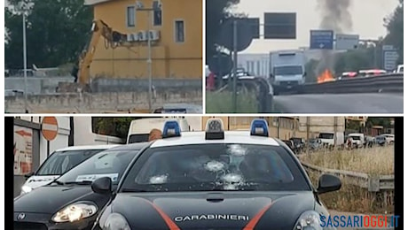 Assalto alla Mondialpol a Sassari: sparatoria e traffico in tilt