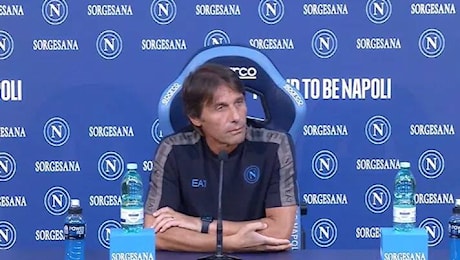 Conte presenta Napoli-Como: “In vetta, ma dobbiamo crescere ancora. Vi dico una cosa sugli Ultras”