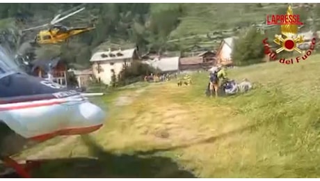 Maltempo Val d'Aosta, prosegue evacuazione turisti da Cogne