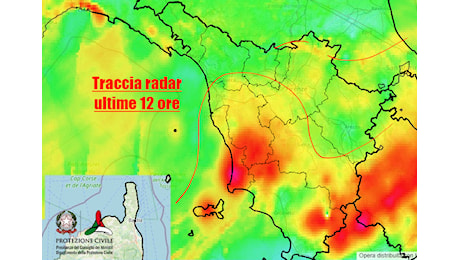 ANCORA I CUMULATI MAGGIORI SUL SUD DELLA PROVINCIA DI LIVORNO - meteo Toscana