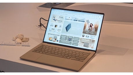 Zenbook A14, Snapdragon X debutta sul gioiellino Asus da 980 grammi