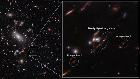 Come uno «scintillio di lucciole»: una galassia lontana ci spiega com'era la Via Lattea agli albori dell'Universo