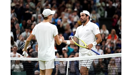 Tennis: Berrettini 'Ho detto a Sinner di andare a vincere Wimbledon'