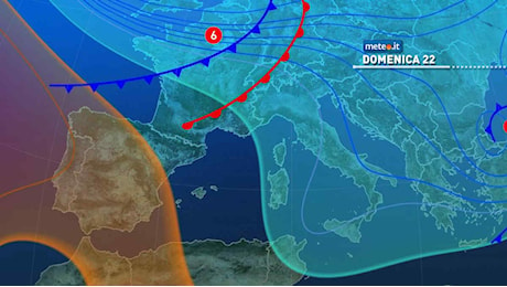 Meteo, 22 dicembre con nuova perturbazione sull'Italia: le zone a rischio maltempo