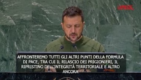 Zelensky: Putin non ruberà il futuro del mondo