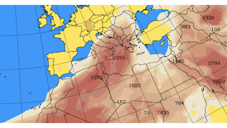 Ci risiamo: il pulviscolo sahariano torna sulla penisola e arriva fino alle Alpi in questo weekend caratterizzato da caldo e instabilità