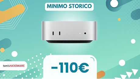 Il nuovo Mac mini M4 è già CALATO DI PREZZO, oggi risparmi 110€!