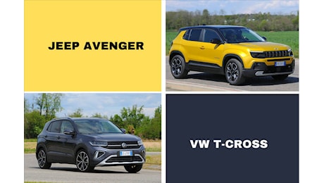 Jeep Avenger e Volkswagen T-Cross: quale scegliere?