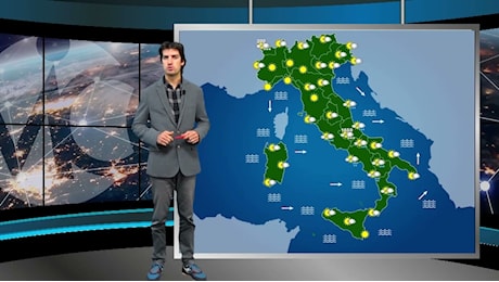 Le previsioni meteo di domani 22 novembre