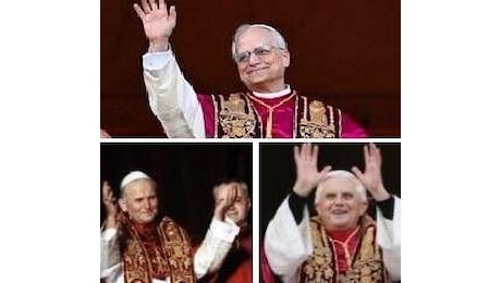Papa Prevost, lo stesso abbigliamento di Wojtyla e Ratzinger per presentarsi al mondo