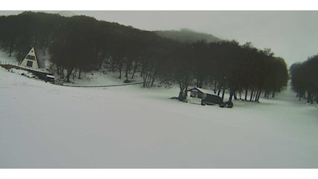 È caduta la prima neve sulle Madonie: ecco come si presenta Piano Battaglia