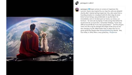 Superman, Krypto il Supercane apparirà nel film di James Gunn