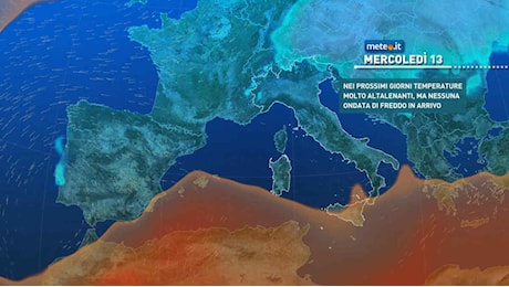 Meteo, 13 novembre molto instabile al Sud: le previsioni