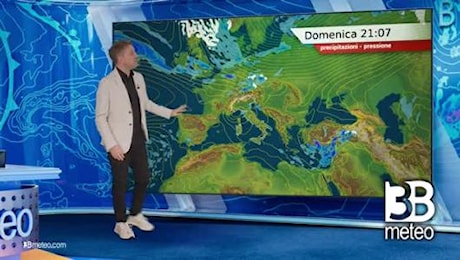 Previsioni meteo video di domenica 17 novembre sull'Italia