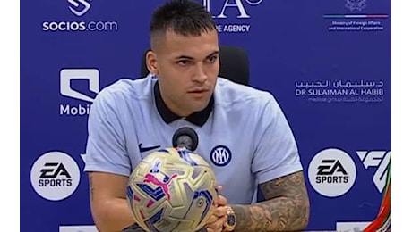 Supercoppa Italiana, Lautaro Martinez: Gioco solo per vincere, il gol arriverà