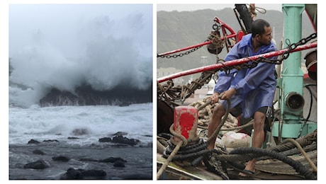 Il tifone Kong-rey colpisce Taiwan, è la seconda tempesta più potente da 30 anni: un morto e 73 feriti