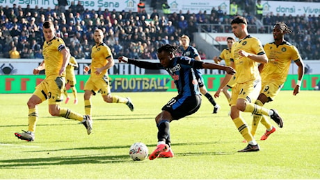 Serie A: l'Atalanta batte 2-1 l'Udinese in rimonta e aggancia il Napoli in testa