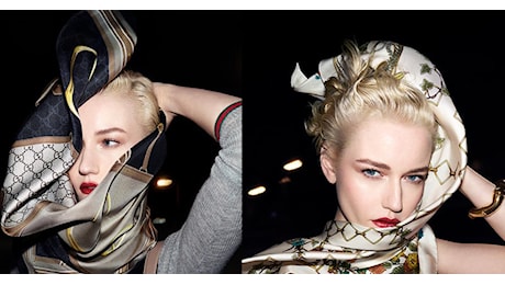 L’arte della seta, un libro e una collezione di foulard firmati Gucci