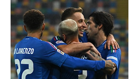 Nations League, Italia-Israele 4-1: poker azzurro a Udine