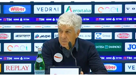 Gasperini in conferenza: Faccio fatica a parlare di scudetto. Su Napoli-Atalanta dico solo una cosa