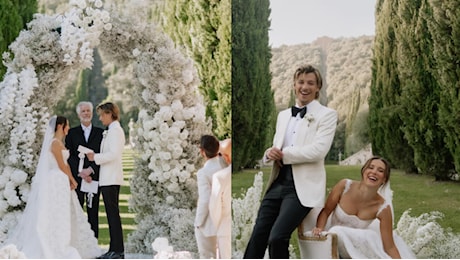 Millie Bobby Brown e Jake Bongiovi si sono sposati: le foto del matrimonio da favola in Italia