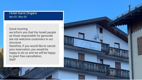 Selva di Cadore, israeliani rifiutati da un albergo perché «responsabili di genocidio»: il titolare si scusa ma Booking lo banna