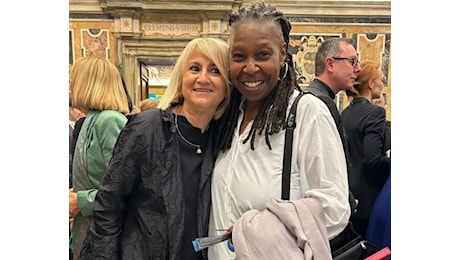 Whoopi Goldberg ospite a Che tempo che fa da Fabio Fazio