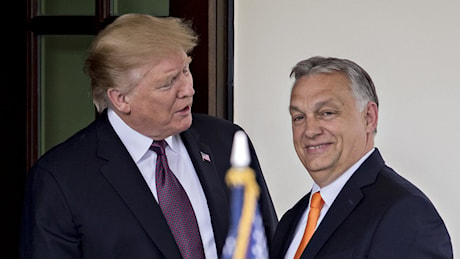 Orbán va a parlare con Trump nel salotto di casa sua. I leader europei lo guardano e balbettano