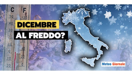 Dicembre dal sapore invernale, maltempo e freddo a più riprese