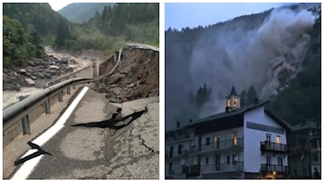 Maltempo devasta Valle D'Aosta e Piemonte: alluvioni, frane, persone evacuate e Cogne isolata