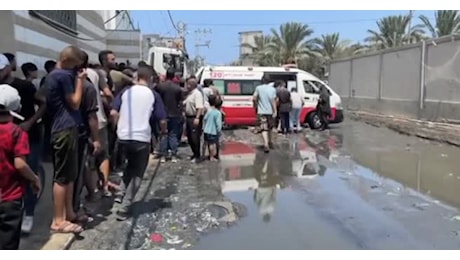 IL VIDEO. Attacco israeliano su una scuola a Deir el-Balah, 30 morti