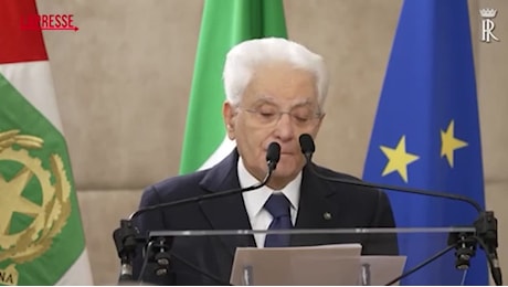 VIDEO Mattarella: Diritto asilo definito da Carta, Corti giustizia a tutela applicazione